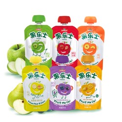 ANDROS 安德鲁 水果果泥缤纷组合 90g*6袋