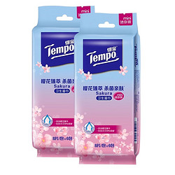 有券的上：Tempo 得宝 樱花湿巾 8片*6包