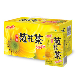 PLUS会员：惠尔康 茶饮料蜂蜜菊花茶杭白菊 凉茶饮料 248ml*24盒 整箱饮料 夏季饮料