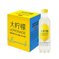 有券的上：NONGFU SPRING 农夫山泉 大柠檬 鲜榨柠檬汁汽水 380mL*6瓶