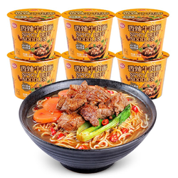 有券的上：海福盛 大桶香辣牛肉面 6大桶