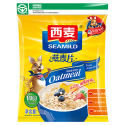 PLUS会员、有券的上：SEAMILD 西麦 即食燕麦片 1kg