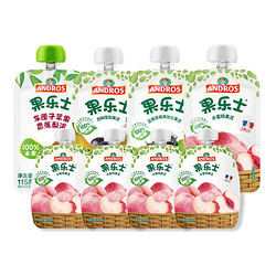 ANDROS 安德鲁 水果泥 115g*5袋+果泥 60g*4袋