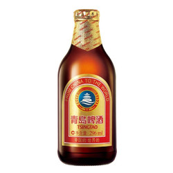 TSINGTAO 青岛啤酒 金质小棕金啤酒 296ml*6瓶
