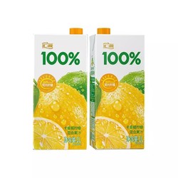 汇源 100%果汁 1L*2盒