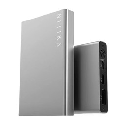 星系源 双口12w铝合金轻薄充电宝5000mAh