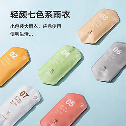 伴雨人 一次性卡片雨衣