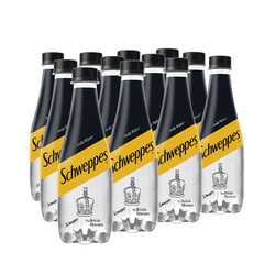20点开始：Schweppes 怡泉 无糖零卡 苏打水汽水饮料 400ml*12瓶