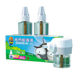 SUPERB 超威 电蚊香液 驱蚊液 无香型 3瓶1器