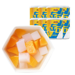 林家铺子 折1.5元/罐 林家铺子 2椰果+2黄桃水果罐头200g*4罐