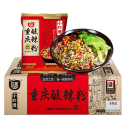白家陈记 重庆酸辣粉非油炸方便粉丝85g*12桶装  夜宵零食整箱重庆风味
