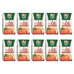 大餐后解腻神器：汇源 100%果汁苹果汁 125ml*10盒