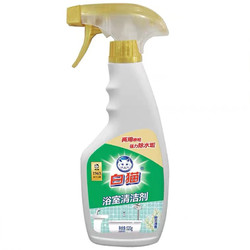 有券的上、PLUS会员：White Cat 白猫 浴室清洁剂520g