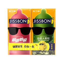 jissbon 杰士邦 安全套 动感大颗粒+超薄  12只